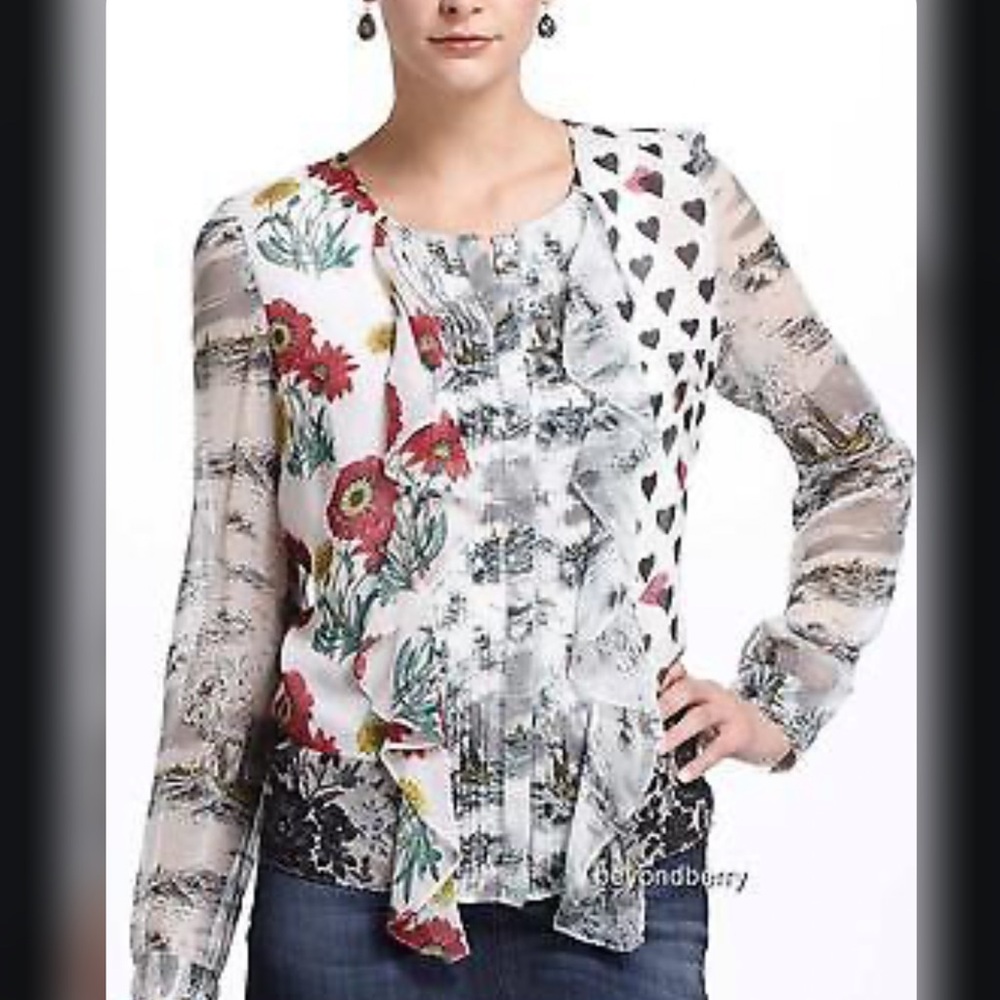 ANTHROPOLOGIE BLOUSE🌺